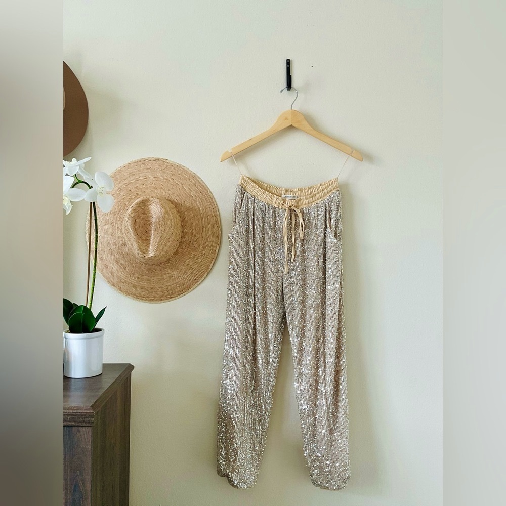 12th Tribe | Pants & Jumpsuit Dusk til Dawn Sequin Jogger Pants | Size: S